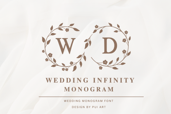 Craft Your Wedding Infinity Monogram Signature
