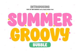 Groovy Summer Font Styles & Creative Uses