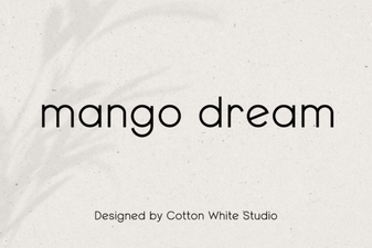 Design Your Dreams with Mango Dream Font