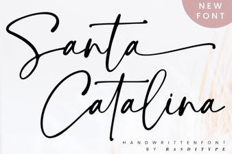 Craft Beautiful Projects with Santa Catalina Font