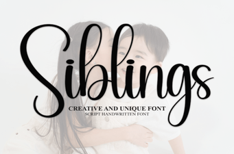 Fonts for Creative Collaboration Between Siblings