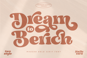 Dream to Berich: Free Font for Creative Projects